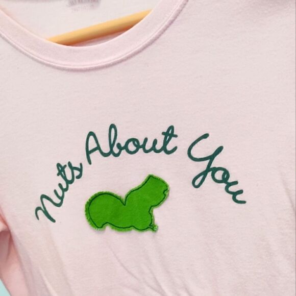 American Eagle Vintage Long Sleeve T Shirt Nuts About You MEDIUM - Picture 2 of 6